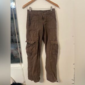 Brown cargo pants